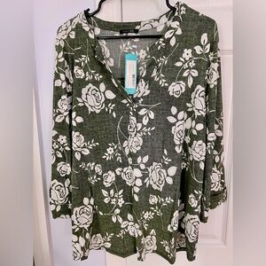 Papermoon Clementa Split Neck Textured Knit Top 2X – Stitch Fix